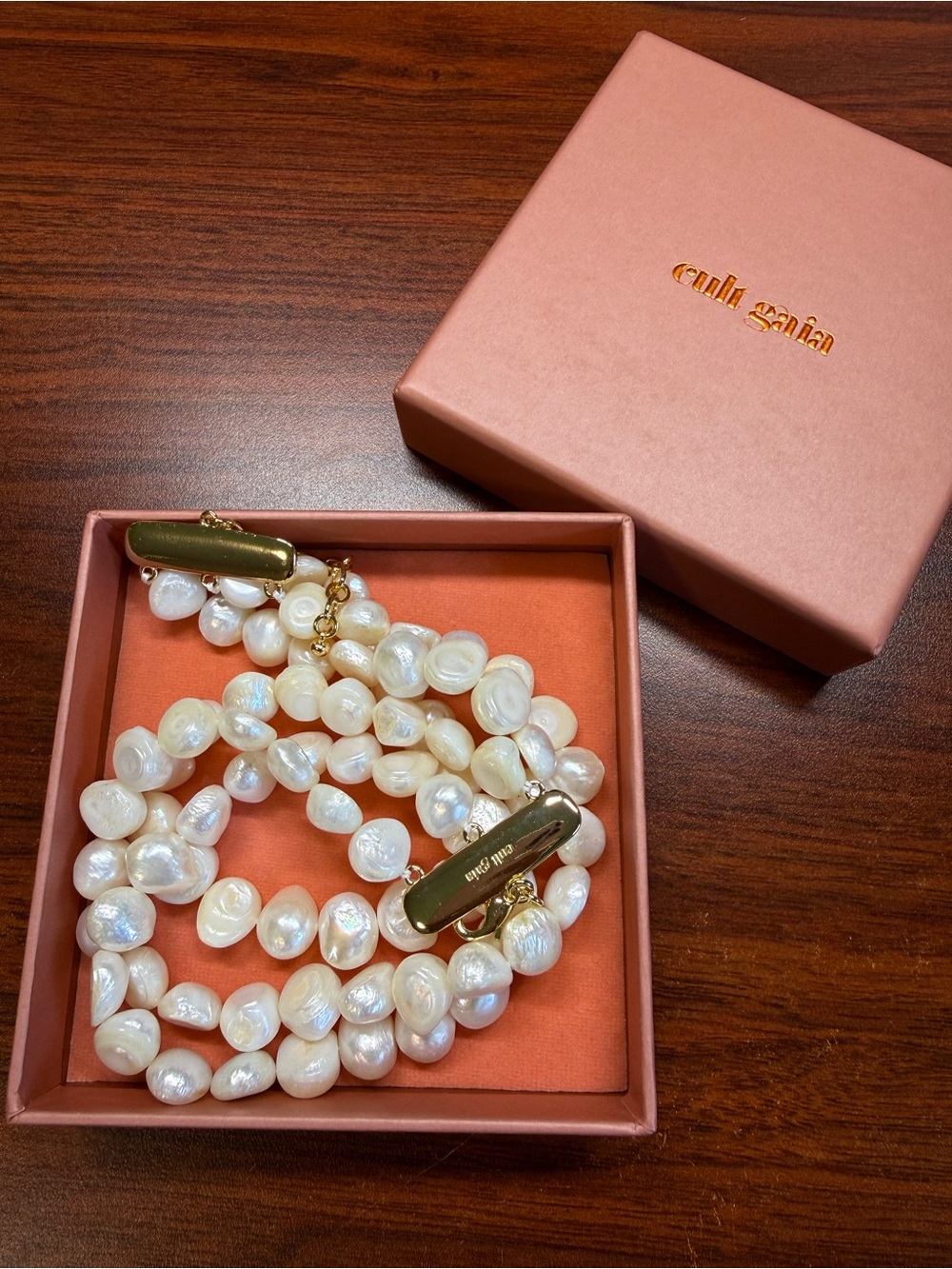 Cult Gaia Nora Pearl Choker Necklace Freshwater Keshi Wedding Bridal Classic - Picture 2 of 7
